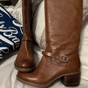 Lucky Brand leather riding boots